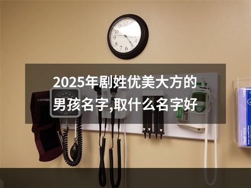 2025年剧姓优美大方的男孩名字,取什么名字好