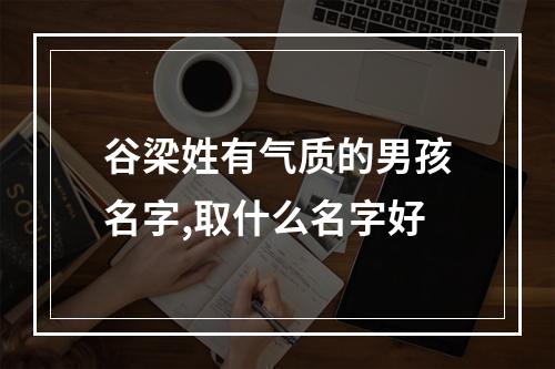 谷梁姓有气质的男孩名字,取什么名字好