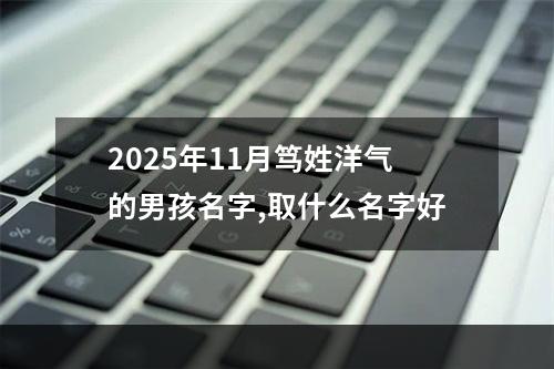 2025年11月笃姓洋气的男孩名字,取什么名字好