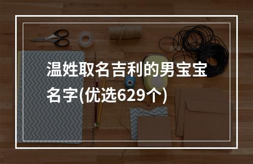 温姓取名吉利的男宝宝名字(优选629个)