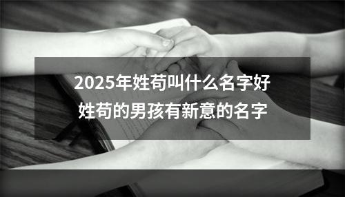 2025年姓苟叫什么名字好 姓苟的男孩有新意的名字