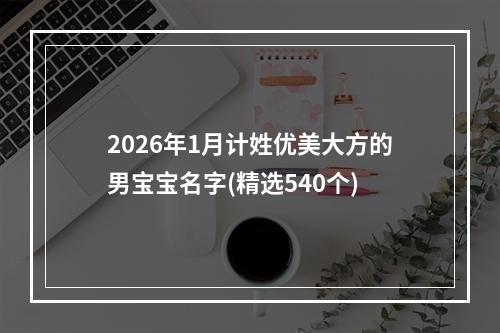 2026年1月计姓优美大方的男宝宝名字(精选540个)