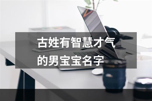 古姓有智慧才气的男宝宝名字
