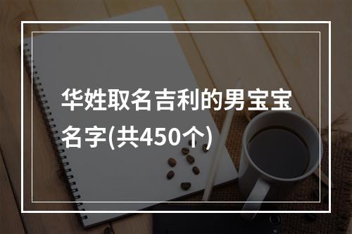 华姓取名吉利的男宝宝名字(共450个)