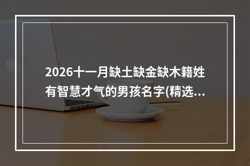 2026十一月缺土缺金缺木籍姓有智慧才气的男孩名字(精选)