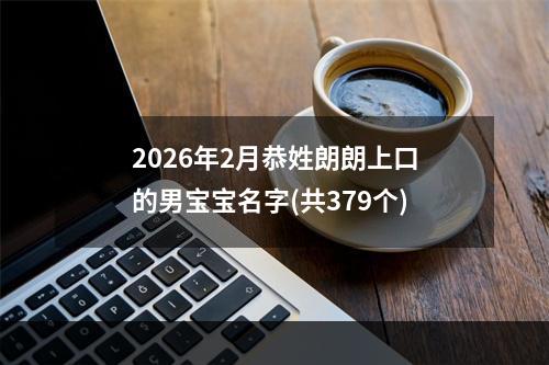 2026年2月恭姓朗朗上口的男宝宝名字(共379个)