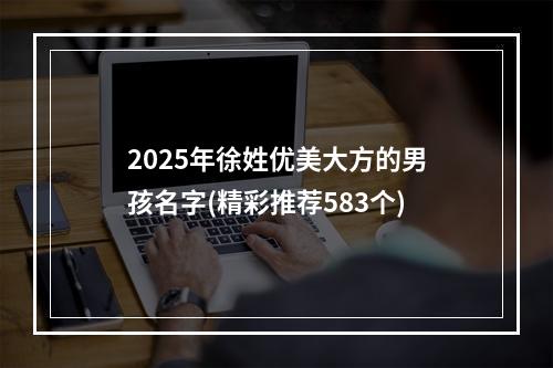2025年徐姓优美大方的男孩名字(精彩推荐583个)