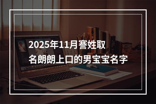 2025年11月謇姓取名朗朗上口的男宝宝名字