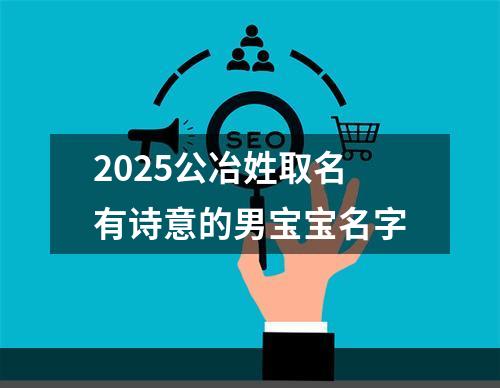 2025公冶姓取名有诗意的男宝宝名字