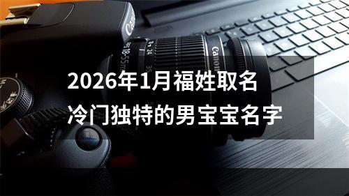 2026年1月福姓取名冷门独特的男宝宝名字