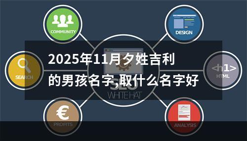 2025年11月夕姓吉利的男孩名字,取什么名字好