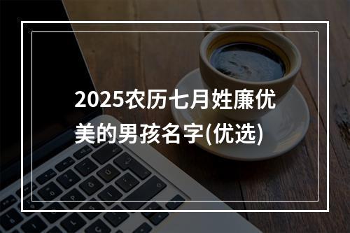 2025农历七月姓廉优美的男孩名字(优选)