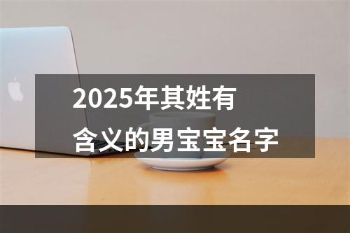 2025年其姓有含义的男宝宝名字