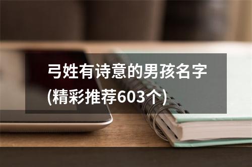 弓姓有诗意的男孩名字(精彩推荐603个)