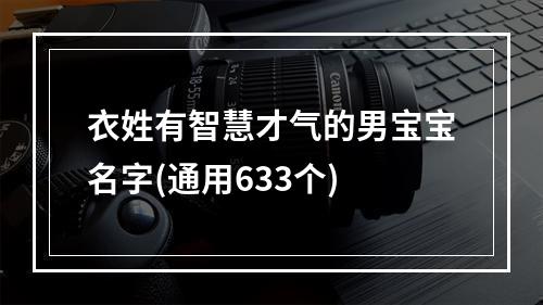 衣姓有智慧才气的男宝宝名字(通用633个)