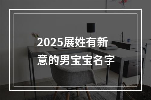 2025展姓有新意的男宝宝名字