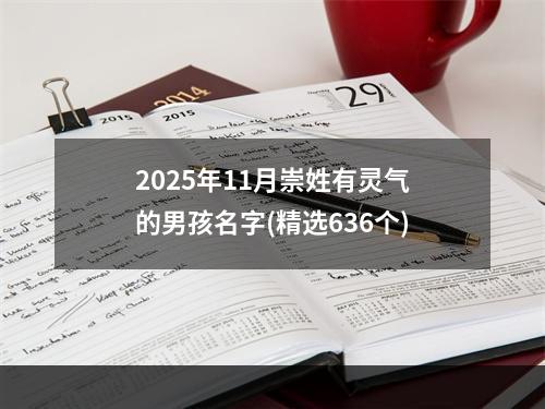 2025年11月崇姓有灵气的男孩名字(精选636个)