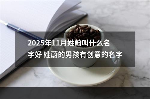 2025年11月姓蔚叫什么名字好 姓蔚的男孩有创意的名字