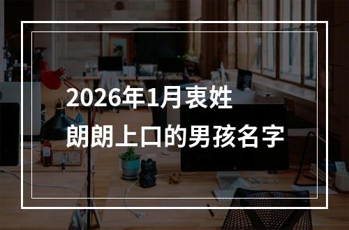 2026年1月衷姓朗朗上口的男孩名字