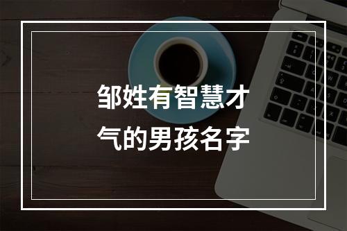 邹姓有智慧才气的男孩名字