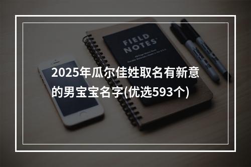 2025年瓜尔佳姓取名有新意的男宝宝名字(优选593个)