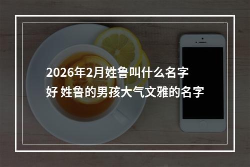 2026年2月姓鲁叫什么名字好 姓鲁的男孩大气文雅的名字
