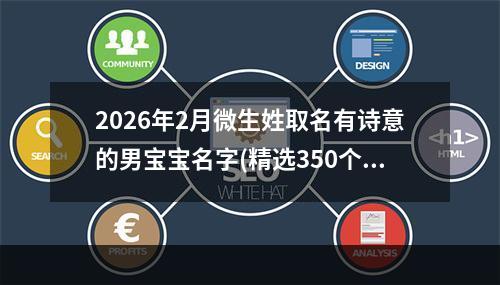 2026年2月微生姓取名有诗意的男宝宝名字(精选350个)
