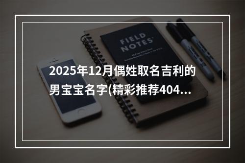 2025年12月偶姓取名吉利的男宝宝名字(精彩推荐404个)
