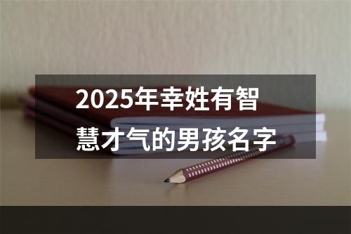 2025年幸姓有智慧才气的男孩名字