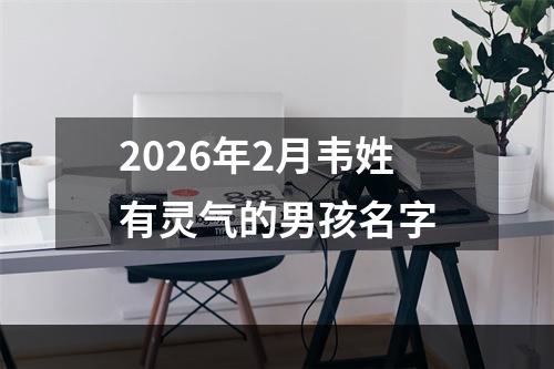 2026年2月韦姓有灵气的男孩名字