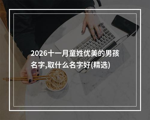 2026十一月童姓优美的男孩名字,取什么名字好(精选)