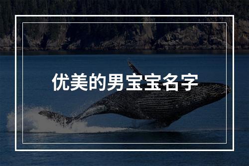 优美的男宝宝名字