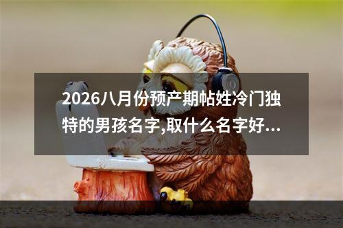 2026八月份预产期帖姓冷门独特的男孩名字,取什么名字好(好听实用)