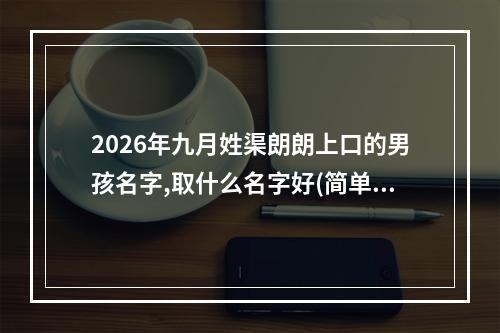 2026年九月姓渠朗朗上口的男孩名字,取什么名字好(简单)