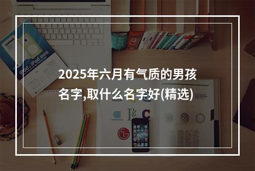 2025年六月有气质的男孩名字,取什么名字好(精选)