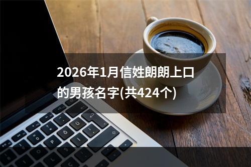 2026年1月信姓朗朗上口的男孩名字(共424个)