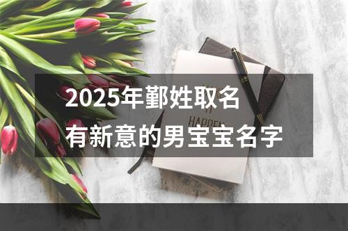 2025年鄞姓取名有新意的男宝宝名字