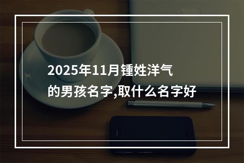 2025年11月锺姓洋气的男孩名字,取什么名字好