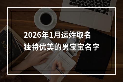 2026年1月运姓取名独特优美的男宝宝名字