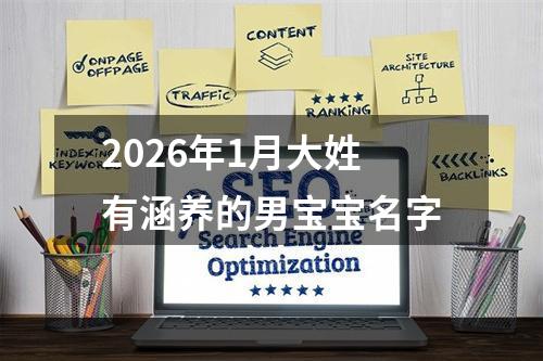 2026年1月大姓有涵养的男宝宝名字