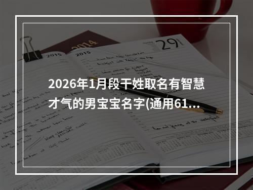 2026年1月段干姓取名有智慧才气的男宝宝名字(通用618个)