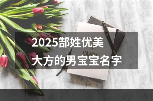 2025郜姓优美大方的男宝宝名字