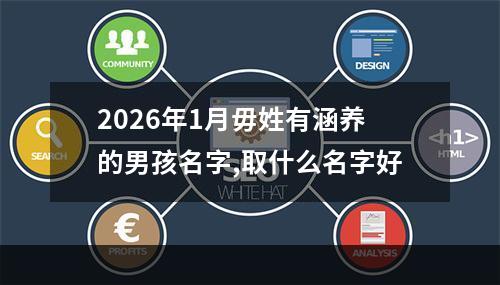 2026年1月毋姓有涵养的男孩名字,取什么名字好