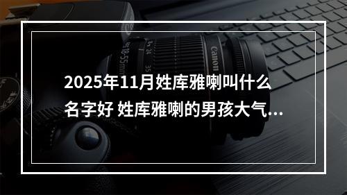 2025年11月姓库雅喇叫什么名字好 姓库雅喇的男孩大气文雅的名字
