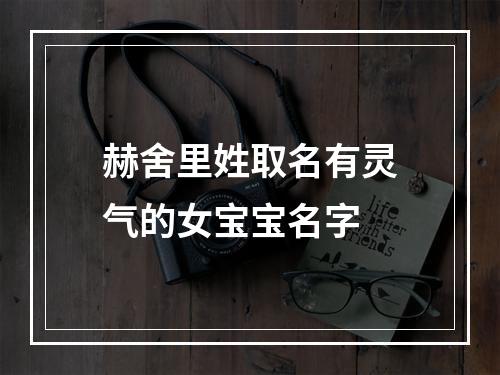 赫舍里姓取名有灵气的女宝宝名字
