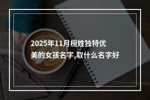 2025年11月桓姓独特优美的女孩名字,取什么名字好