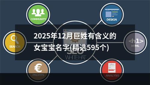2025年12月巨姓有含义的女宝宝名字(精选595个)