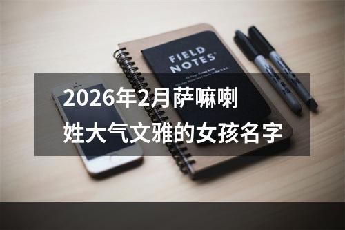 2026年2月萨嘛喇姓大气文雅的女孩名字