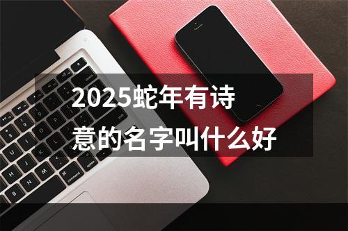 2025蛇年有诗意的名字叫什么好