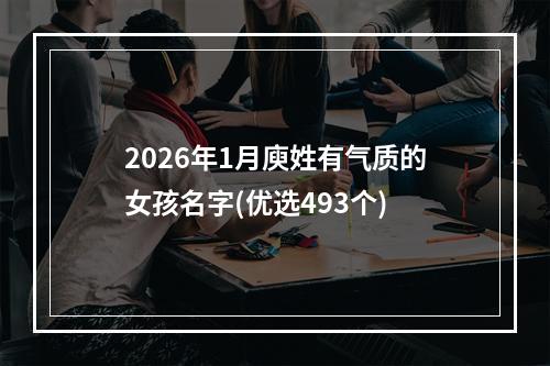 2026年1月庾姓有气质的女孩名字(优选493个)
